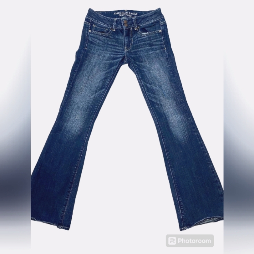 American Eagle  Dark Wash Flare Jeans Size 2
